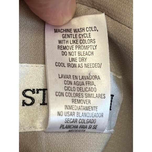 Studio I /  I Plus 2 Piece Set 18W Beige / Black Short Sleeve Jacket Zebra Dress - Picture 8 of 14